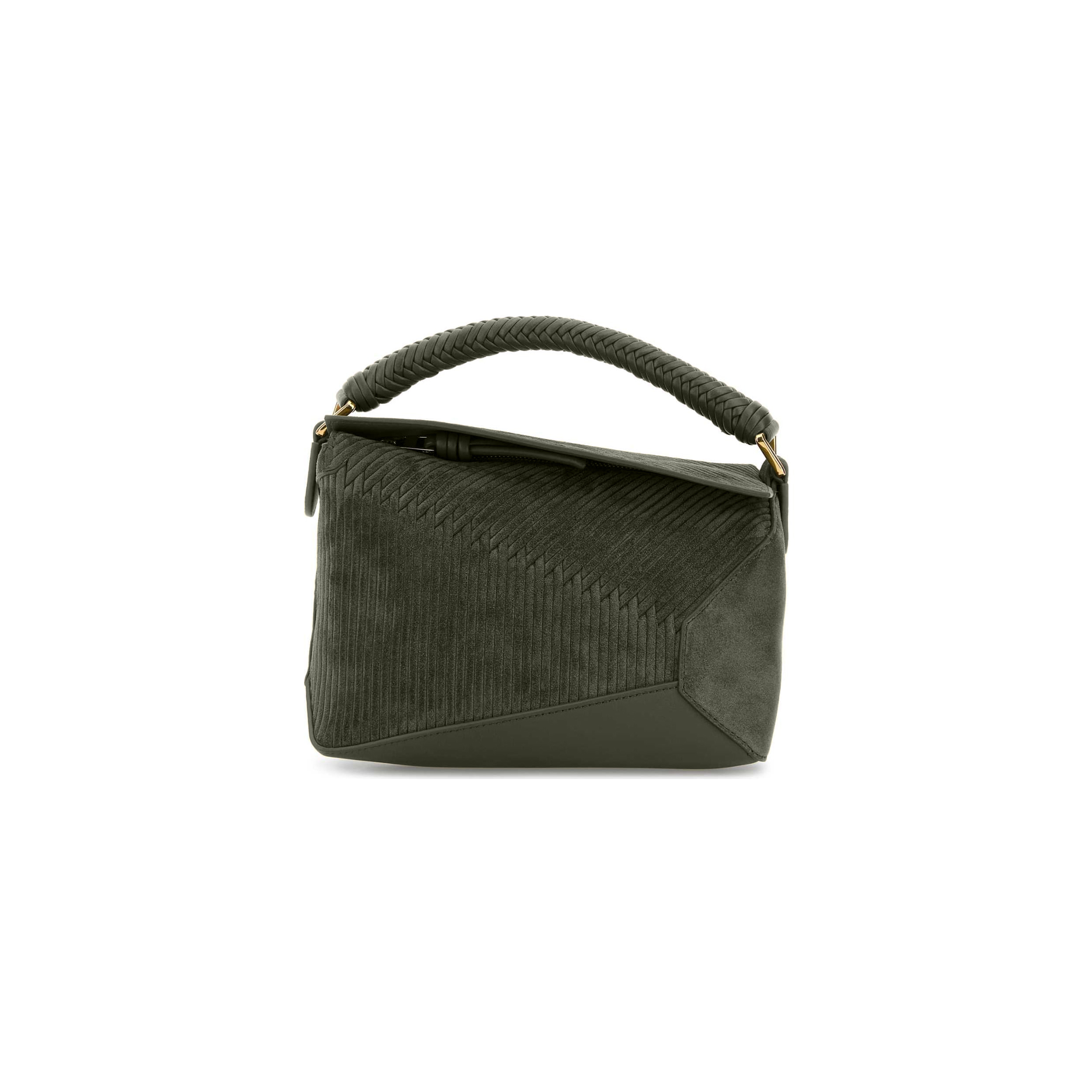 LOEWE SMALL PUZZLE BAG IN SUEDE A510P60X57 (24*16.5*10.5cm)